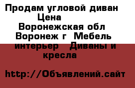 Продам угловой диван. › Цена ­ 8 000 - Воронежская обл., Воронеж г. Мебель, интерьер » Диваны и кресла   